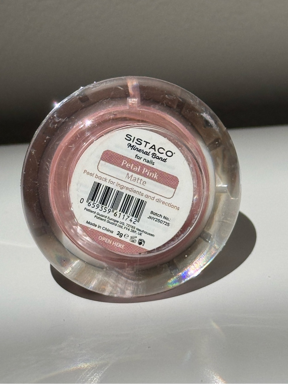 Sistaco Mineral Bond Matte Petal Pink Nail Powder New Sealed - Picture 3 of 4